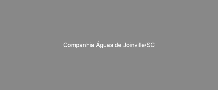 Provas Anteriores Companhia Águas de Joinville/SC